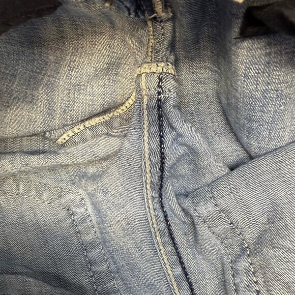 Miss Me Shorts Women's 27 Blue Bermuda Sequin Studded Embellished Pockets - Picture 5 of 12